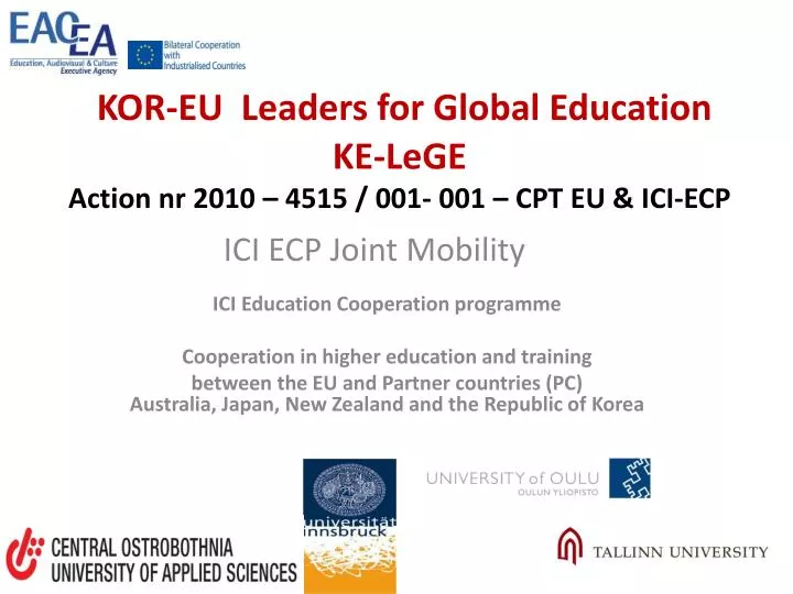 kor eu leaders for global education ke lege action nr 2010 4515 001 001 cpt eu ici ecp