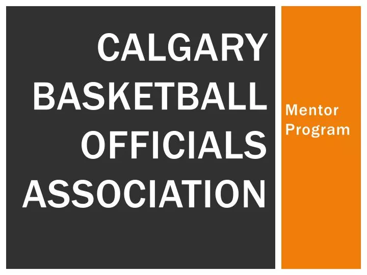 calgary basketball officials association