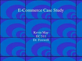 E-Commerce Case Study