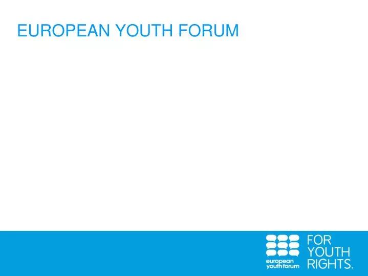 european youth forum