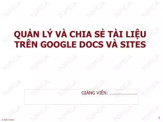 qu n l v chia s t i li u tr n google docs v sites