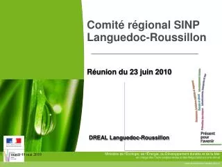 comit r gional sinp languedoc roussillon