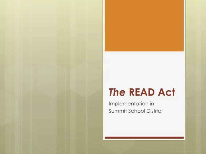 the read act
