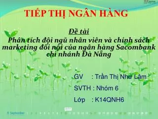 t i ph n t ch i ng nh n vi n v ch nh s ch marketing i n i c a ng n h ng sacombank chi nh nh n ng