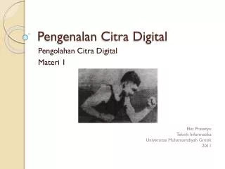 pengenalan citra digital