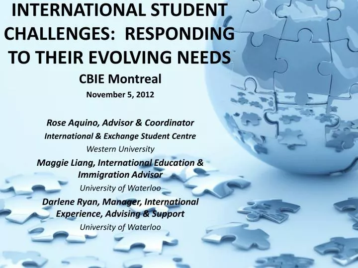 international student challenges responding to their evolving needs