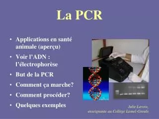 la pcr