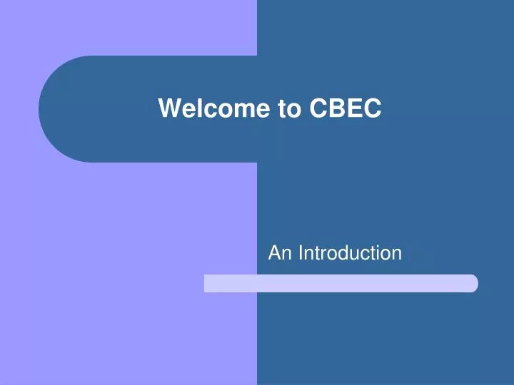 welcome to cbec