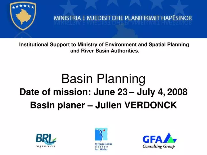 basin planning