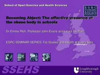 Becoming Abject: The affective presence of the obese body in schools