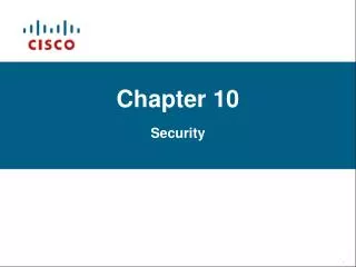 Chapter 10 Security