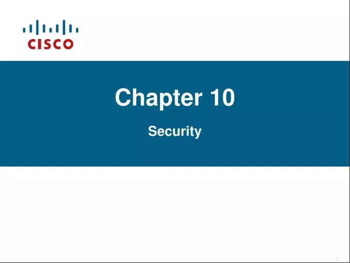 chapter 10 security