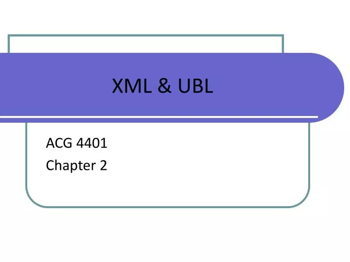 xml ubl