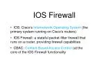 IOS Firewall - slide 1