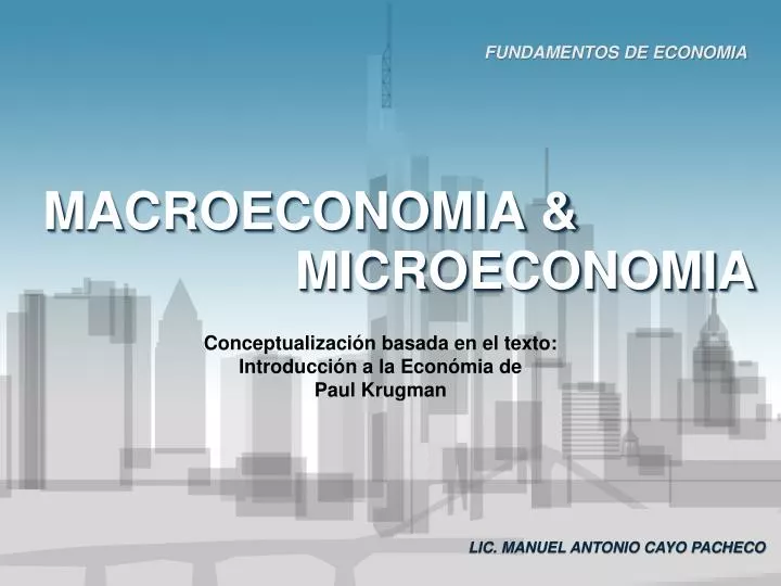 macroeconomia microeconomia