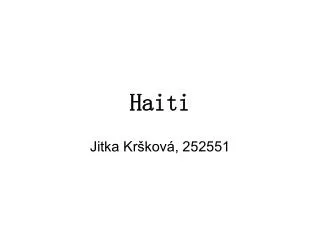 haiti