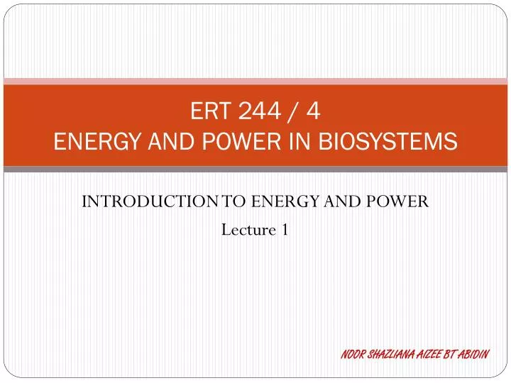 ert 244 4 energy and power in biosystems