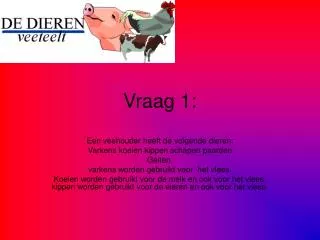 vraag 1