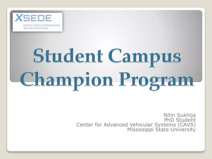 student campus champion program