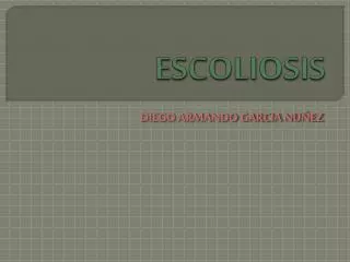 escoliosis