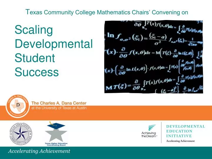 t exas community college mathematics chairs convening on