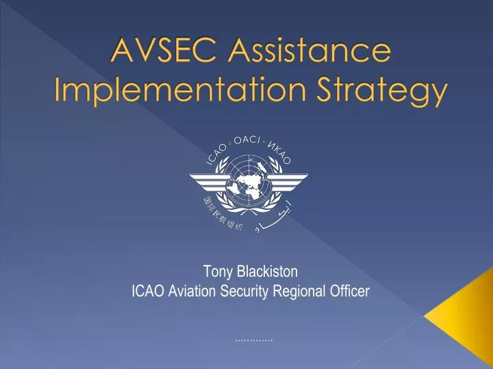 avsec assistance implementation strategy