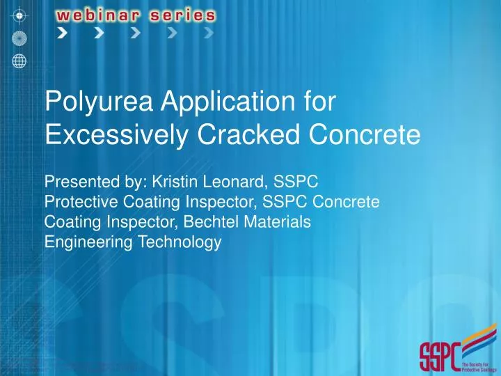 polyurea application for excessively cracked concrete