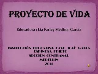 proyecto de vida