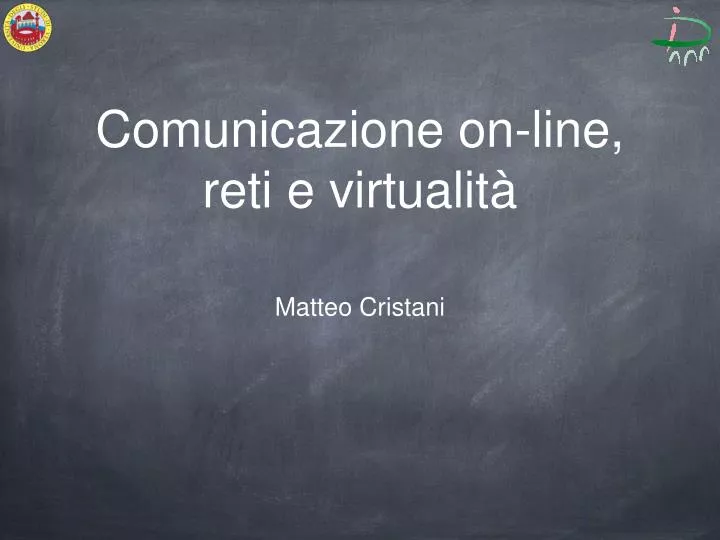 comunicazione on line reti e virtualit