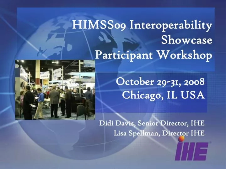 himss09 interoperability showcase participant workshop