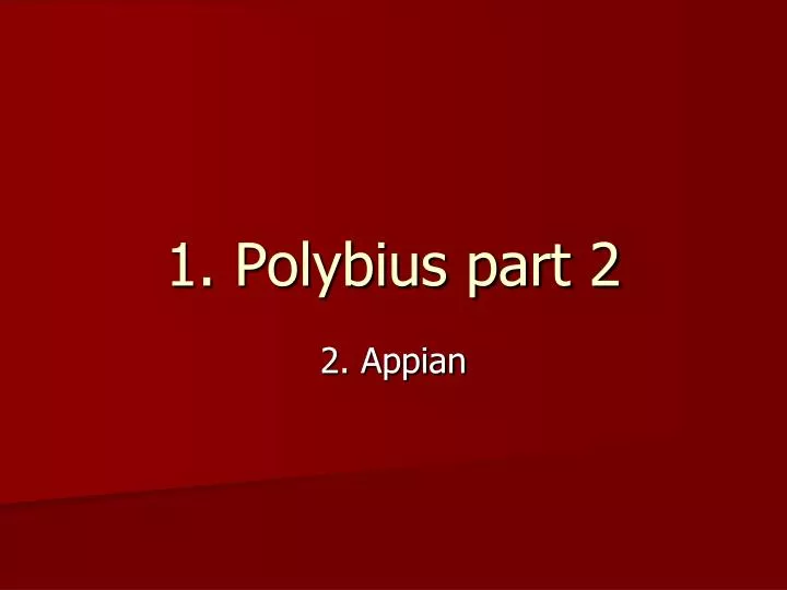 1 polybius part 2