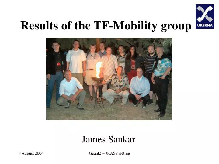 results of the tf mobility group