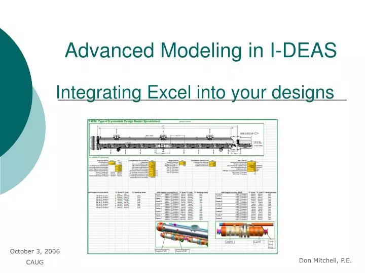 advanced modeling in i deas