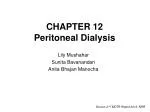 CHAPTER 12 Peritoneal Dialysis - slide 1