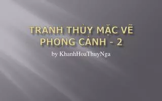 tranh th y m c v phong c nh 2