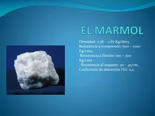 el marmol