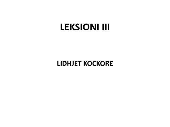 leksioni iii