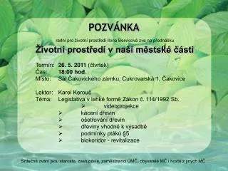pozv nka