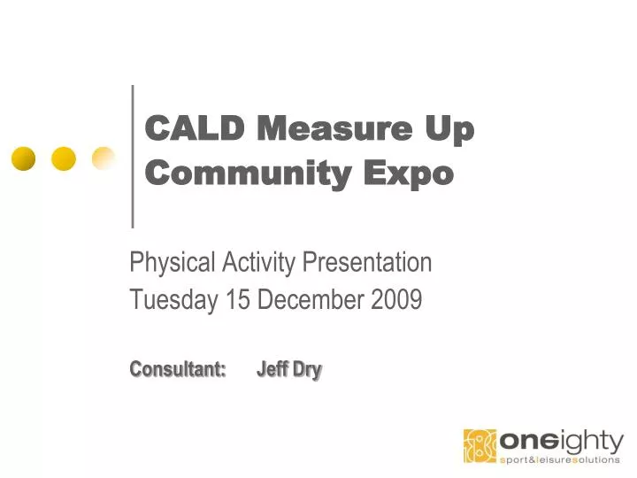 cald measure up community expo