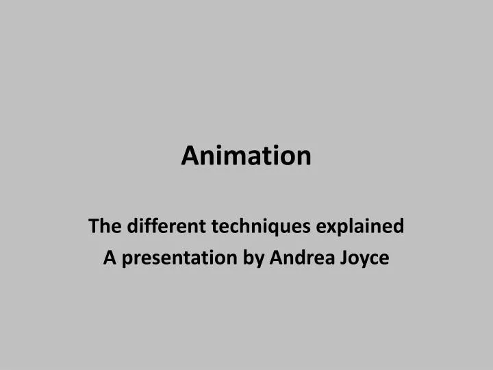 animation