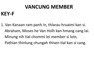 vancung member key f