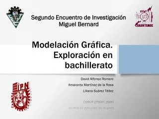 modelaci n gr fica exploraci n en bachillerato