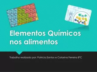 elementos qu micos nos alimentos