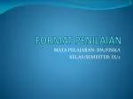 FORMAT PENILAIAN - slide 1