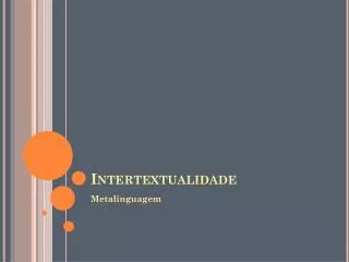 intertextualidade