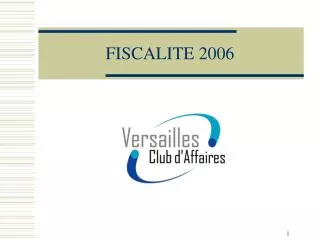 fiscalite 2006