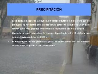 precipitaci n