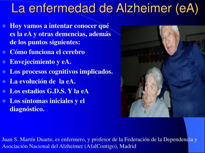 la enfermedad de alzheimer ea