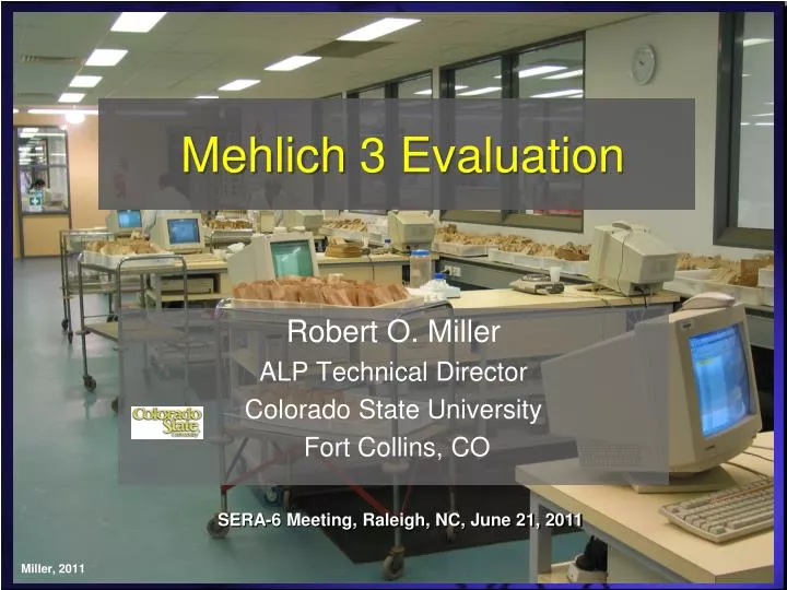 mehlich 3 evaluation