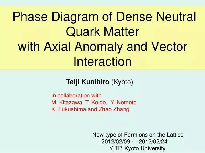 phase diagram of dense neutral quark matter with axial anomaly and vector interaction